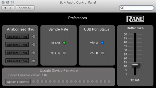 Usb buffer size serato настройка