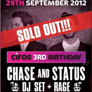 DJ Phil Grainger - Ciros Taster - Chase and Status Night